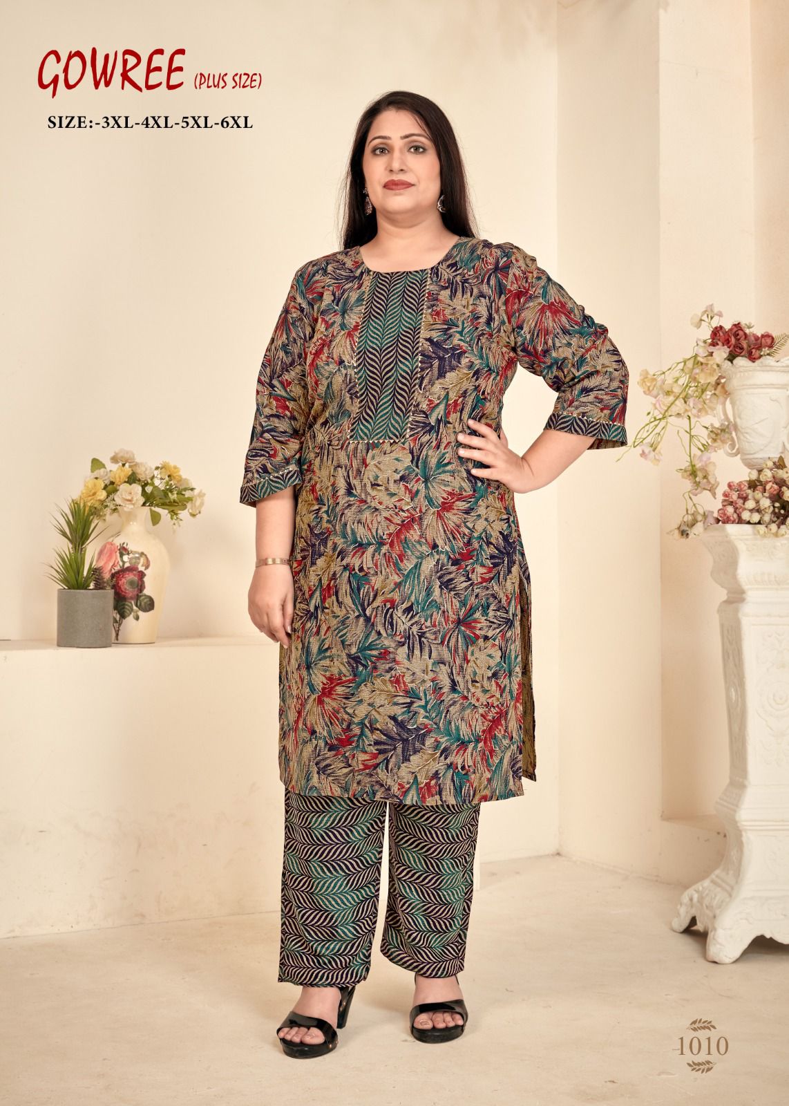 Gowree Plus Size By Sangeet Rayon Capsule Printed Kurti With Bottom Dupatta Wholesale Market In Surat
